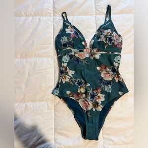 Cupshe Women's One Piece Deep V Swim Suit